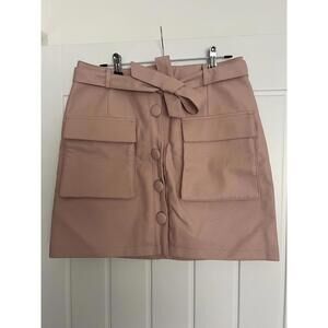 ASOS Faux Leather Mini Skirt Size 10